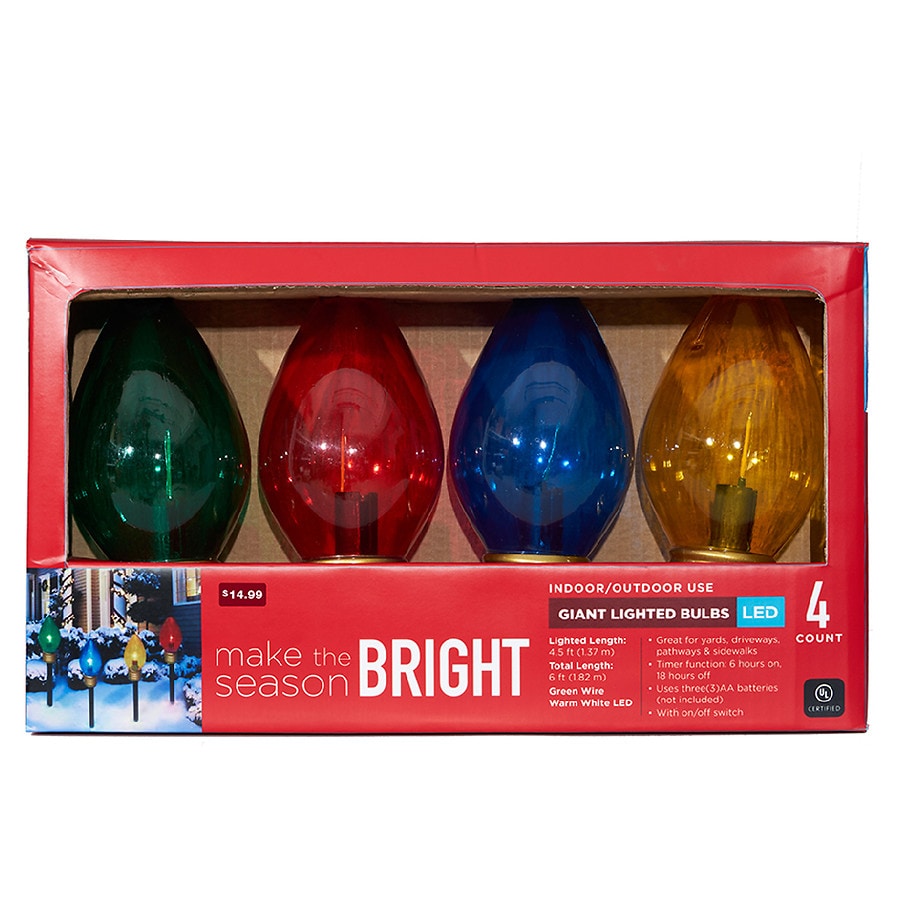 Festive Voice Giant Lighted Bulbs