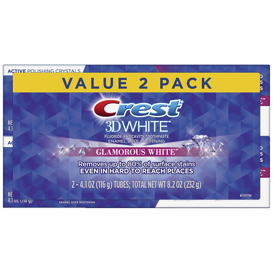 Crest 3D White Whitening Toothpaste Glamorous White