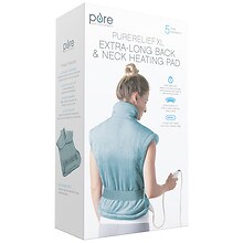 Pure Enrichment PureRelief Extra Long Back & Neck Heating Pad Sea Glass ...