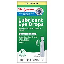 Walgreens Lubricant Preservative Free Eye Drops | Walgreens