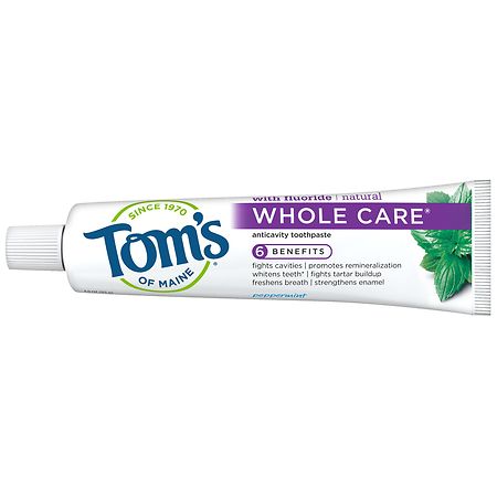 tom's whole care toothpaste ingredients