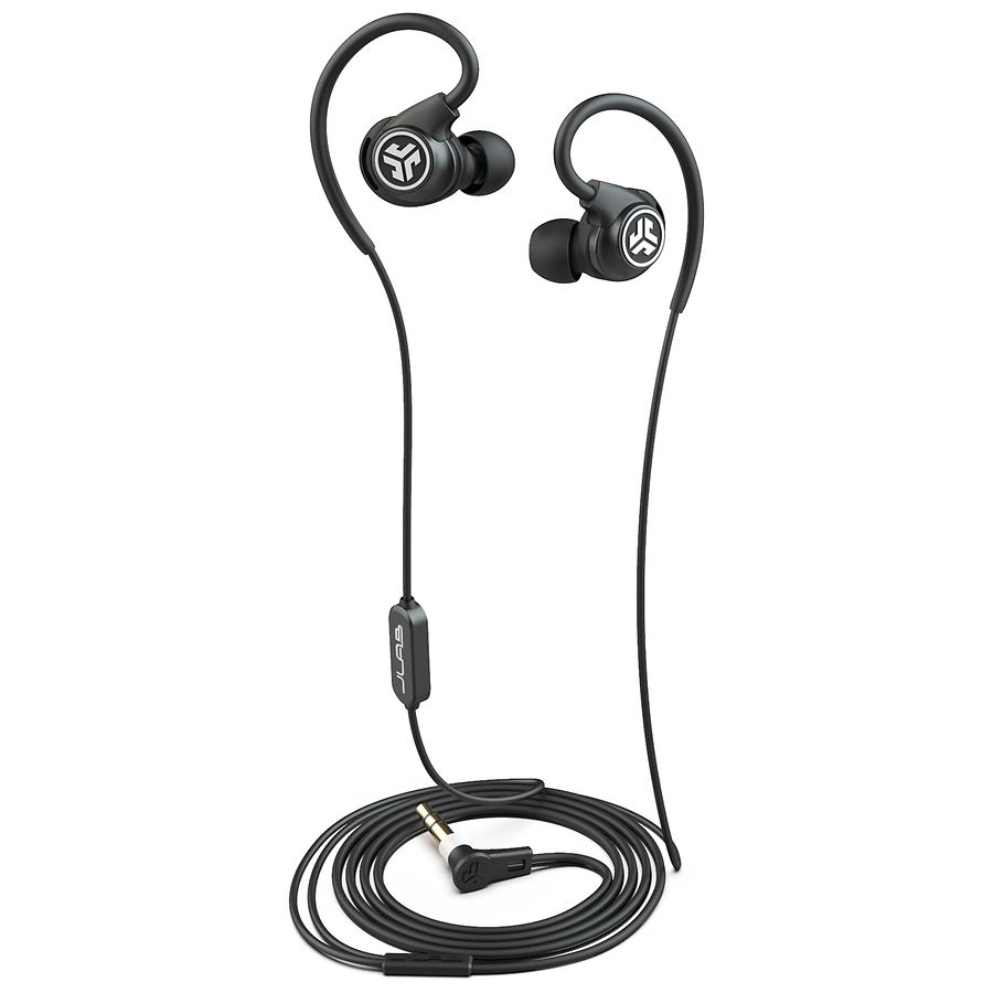 JLab Audio Fit Sport Earbuds Black 