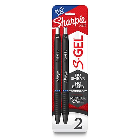 Sharpie S-GEL 0.7MM Gel Pens Medium Point Blue