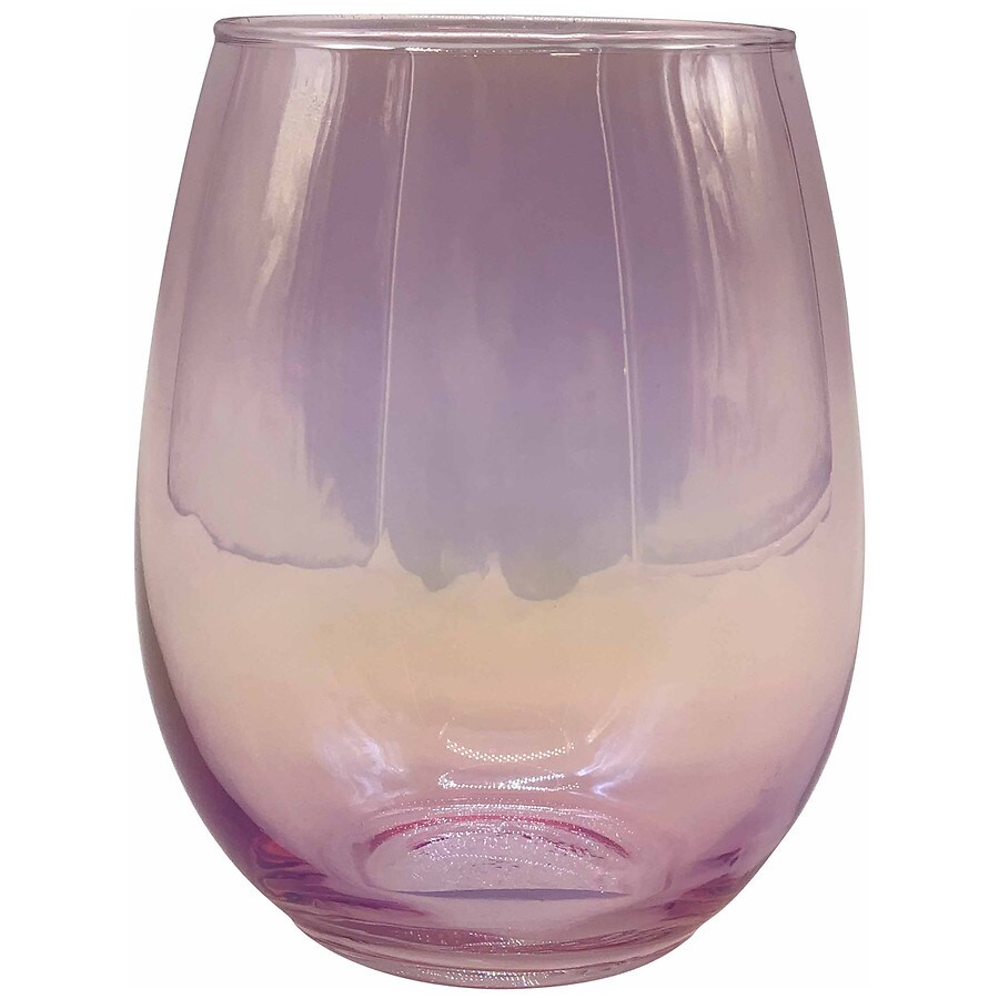 Walgreens Festive Voice Pink Wine Glass Price Archive