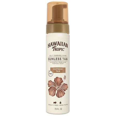 hawaiian tropic sunless tan gradual tanning lotion