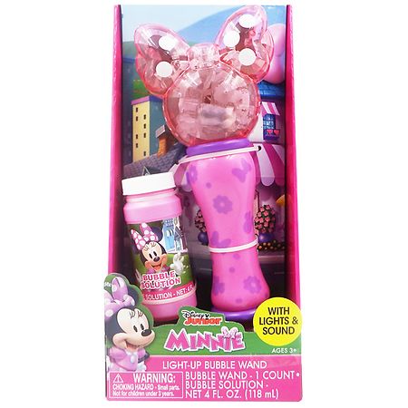 minnie mouse light up bubble wand