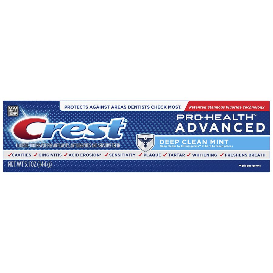 allergic reaction to crest pro health toothpaste