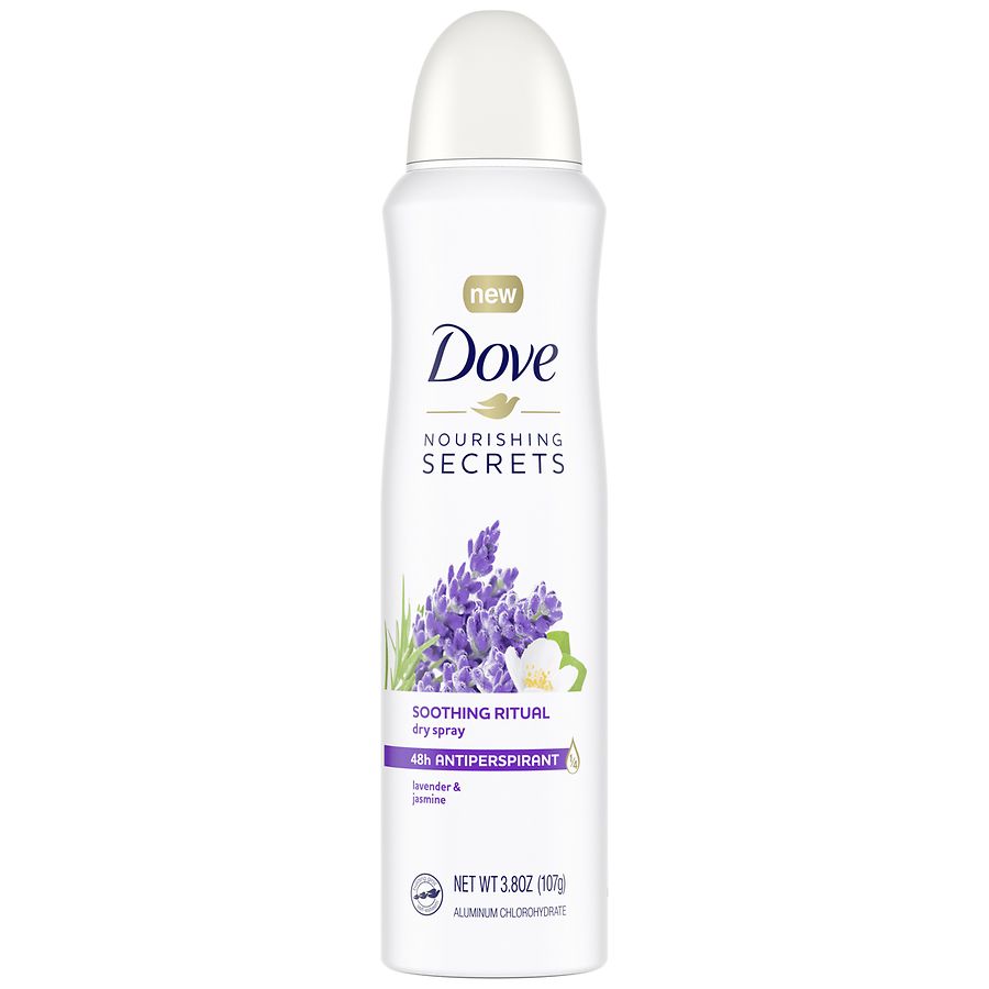 Intuïtie sturen Adviseren Dove Nourishing Scents Dry Spray Antiperspirant Deodorant Lavender &  Jasmine | Walgreens