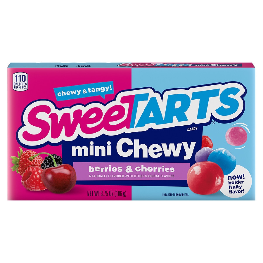 Sweetarts Mini Chewy Theater Box Berries & Cherries