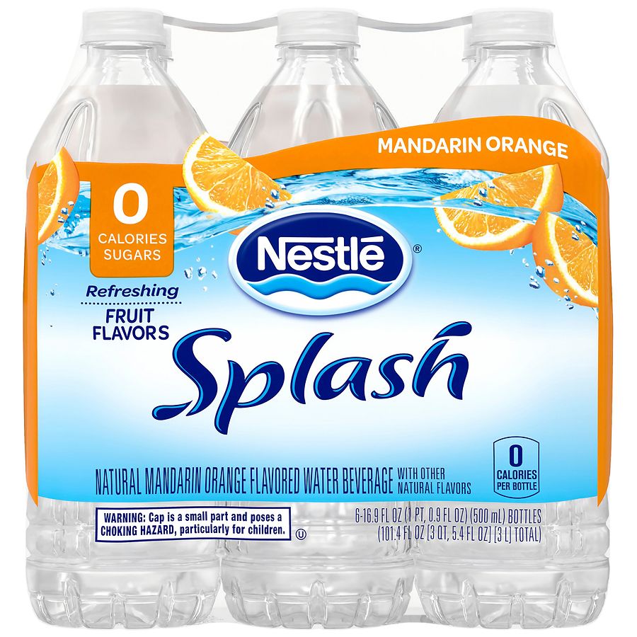 Nestle Splash Mandarin Orange Flavored Enhanced Water