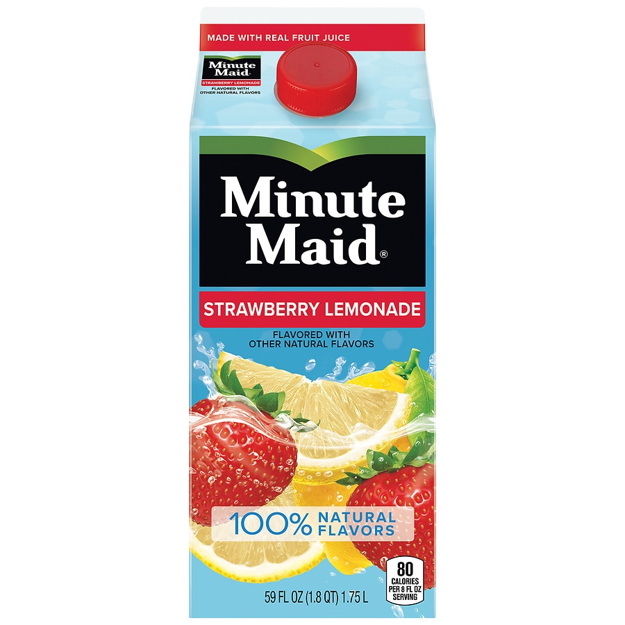 Minute Maid Strawberry Lemonade Juice Drink