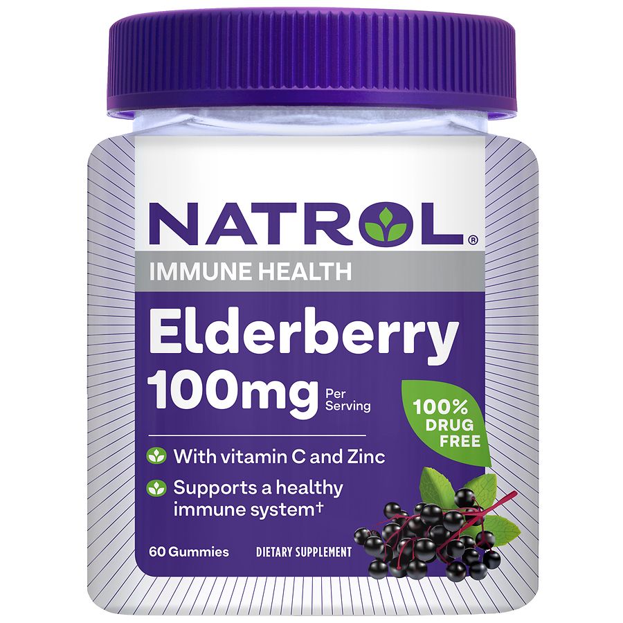 Photo 1 of Elderberry 100 mg with Vitamin C and Zinc, Immune Health, Gummies BEST BY DEC 2022