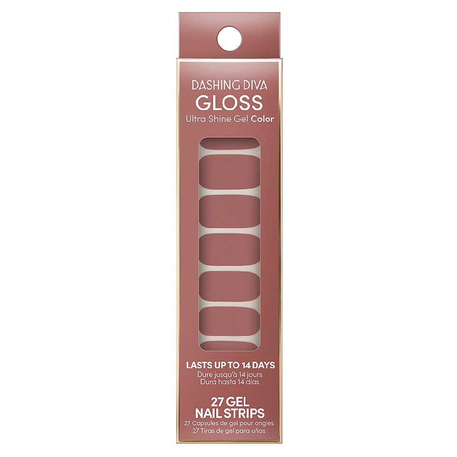 Dashing Diva Gloss Nail Strips Moody Mauve