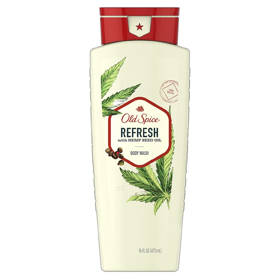 Old Spice Body Wash Refresh with Hemp