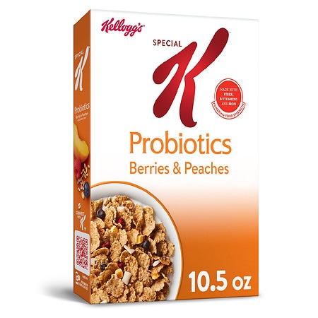 UPC 038000172496 product image for Special K Probiotics Breakfast Cereal Berries and Peaches - 10.5 OZ | upcitemdb.com