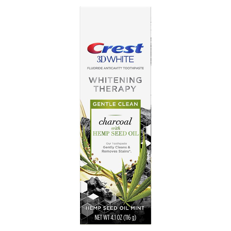 crest 3d white charcoal with tea tree oil