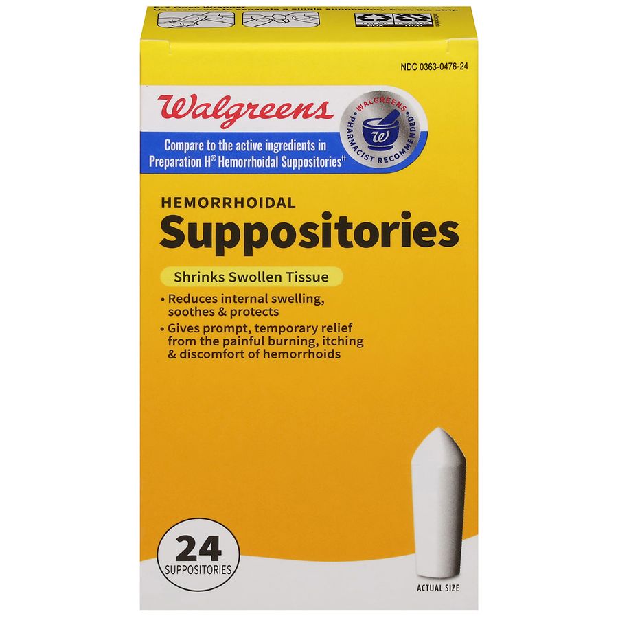 Walgreens Hemorrhoidal Suppositories Walgreens