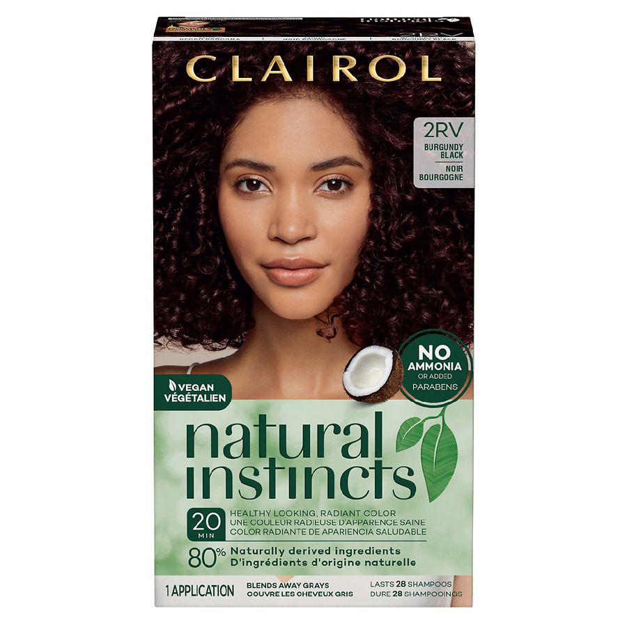 Clairol Natural Instincts Burgundy Black, 2RV Blackberry