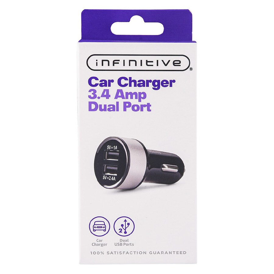 Infinitive Car Charger Dual Port | Walgreens