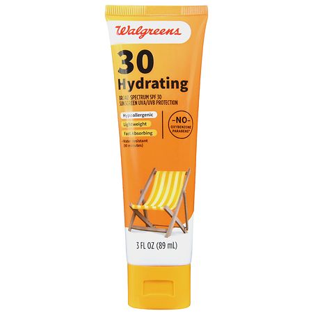 walgreens hydrating sunscreen