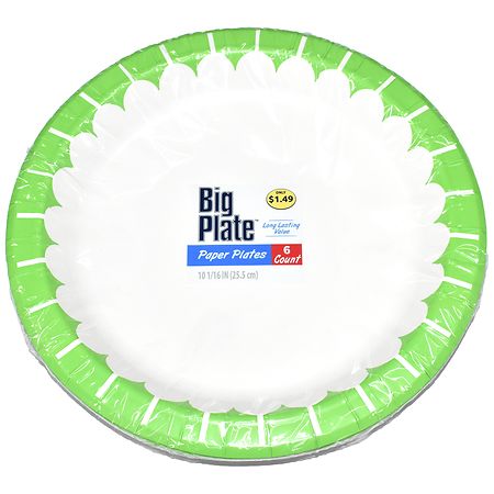 big paper plates