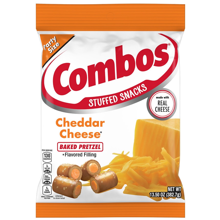 Combos Cheddar Cheese Pretzel Baked Snacks