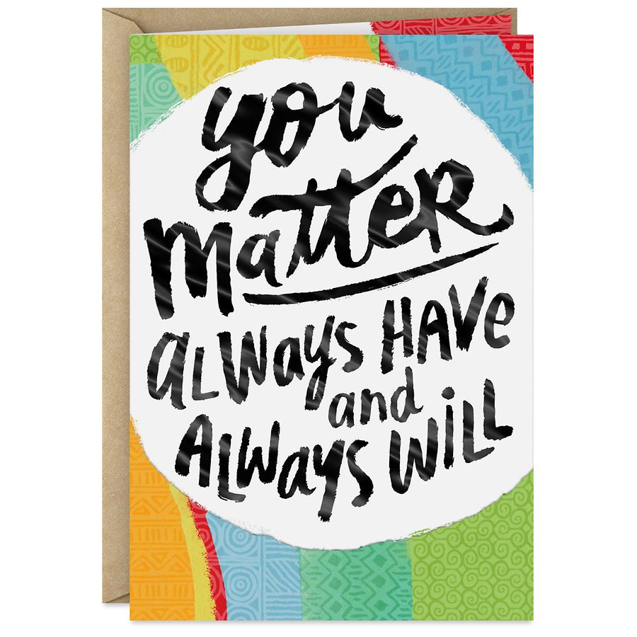 Hallmark Friendship, Encouragement Card (You Matter)