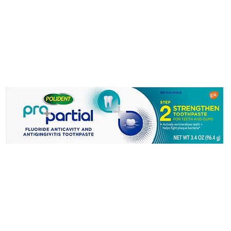 Polident Propartial Remineralizing Fluoride Anticavity Toothpaste  3.4 Oz