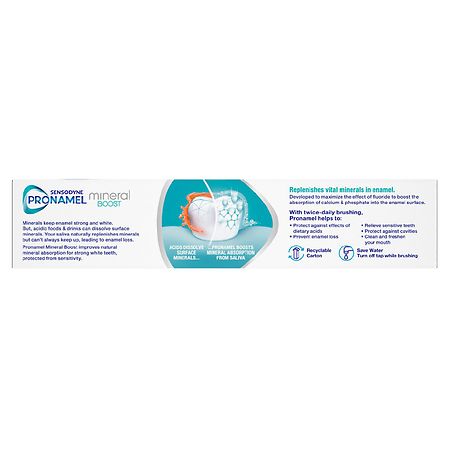 sensodyne pronamel mineral boost sensitive teeth enamel toothpaste