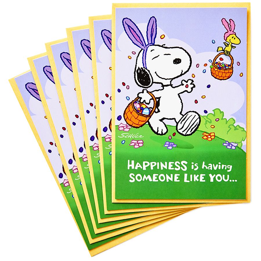 Hallmark Peanuts Easter Cards, Snoopy Jelly Beans