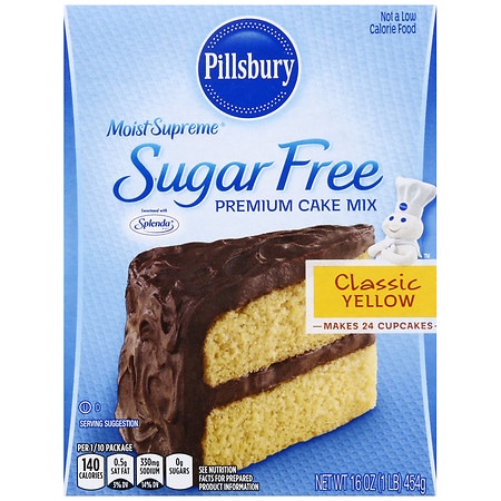 UPC 013300553046 product image for Pillsbury Sugar Free Yellow Cake Mix - 16.0 oz | upcitemdb.com