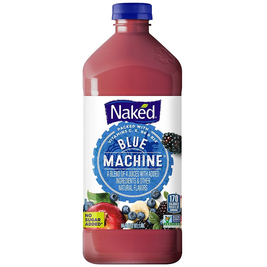 Naked Blue Machine Juice Smoothie Drink