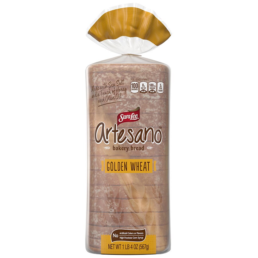 Sara Lee Artesano Golden Wheat Bakery Bread