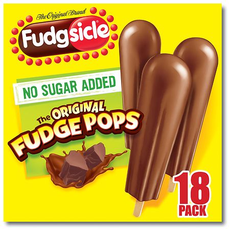 Fudgsicle No Sugar Added Original Fudge Pops