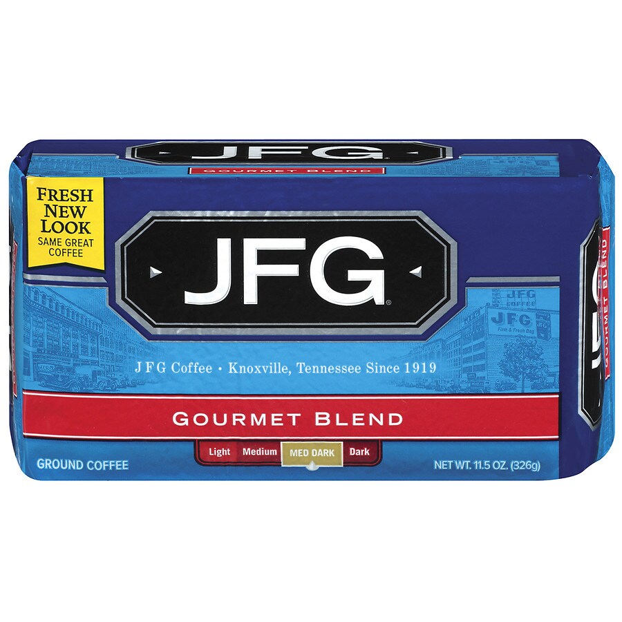 JFG Gourmet Blend Medium Dark Roast Ground Coffee