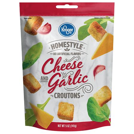 Kroger Homestyle Cheese & Garlic Croutons