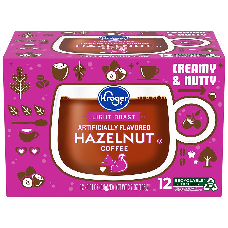 Kroger Light Roast Hazelnut Coffee K 