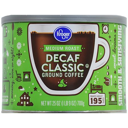 Kroger Classic Decaf Medium Roast Ground Coffee