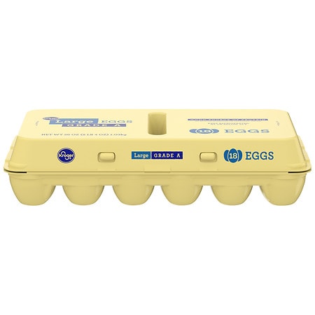 Kroger Grade A Large Eggs - 18.0 ea