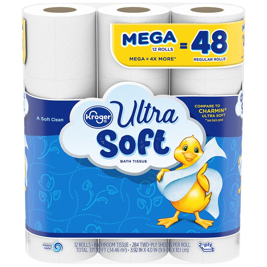 Kroger Ultra Soft Mega Roll Bath Tissue