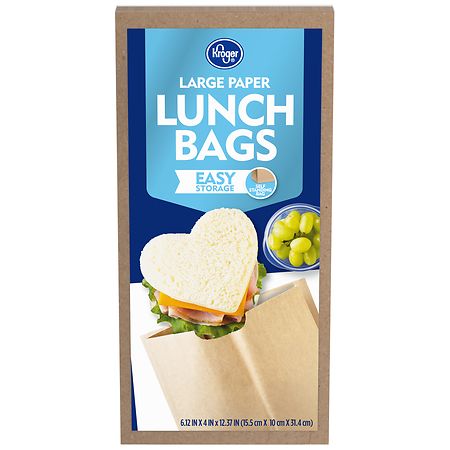 Kroger Large Size Paper Lunch Bags