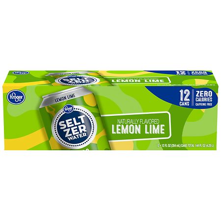Kroger Lemon Lime Seltzer Water