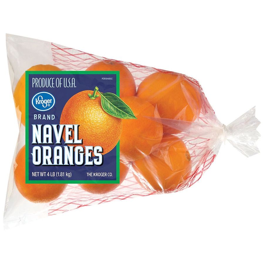 Kroger Navel Oranges Bag