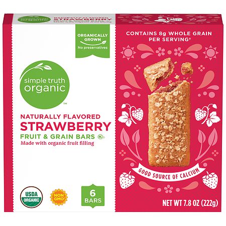 Simple Truth Organic Strawberry Fruit and Grain Bars