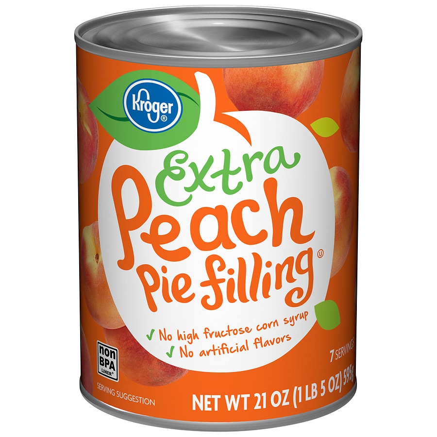 Kroger Extra Peach Pie Filling