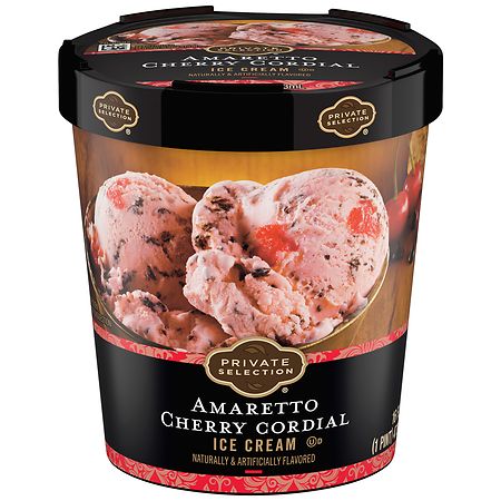 Private Selection Amaretto Cherry Cordial Ice Cream
