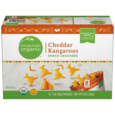 CHEDDAR KANGAROOS SNACK CRACKERS, CHEDDAR KANGAROOS