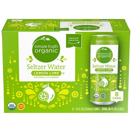 Simple Truth Organic Lemon Lime Seltzer Water