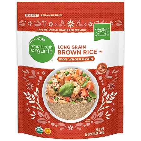 Simple Truth Organic Long Grain Brown Rice - 32.0 oz