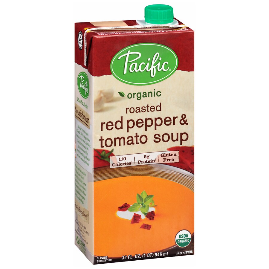 Pacific Foods Organic Roasted Red Pepper & Tomato Soup